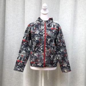 Young Versace robots red and blue hooded zipper jacket - Picture 1 of 11
