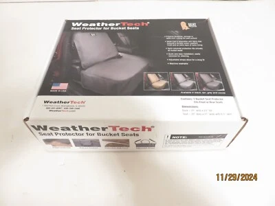 Protector de asiento con canastilla WeatherTech en gris para autos y SUV SPB002CHBX ¡NUEVO! Foto 1 de 4