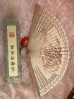 Asian Wooden hand held FAN in the box, Party, wedding