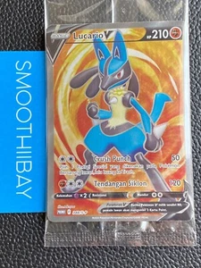 Lucario V Promo 348/S-P RARE Tournament Prize Pokemon Indonesia SEALED - Picture 1 of 1