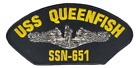 USS Queenfish SSN-651 Patch - Great Color - Veteran Family-Owned Business