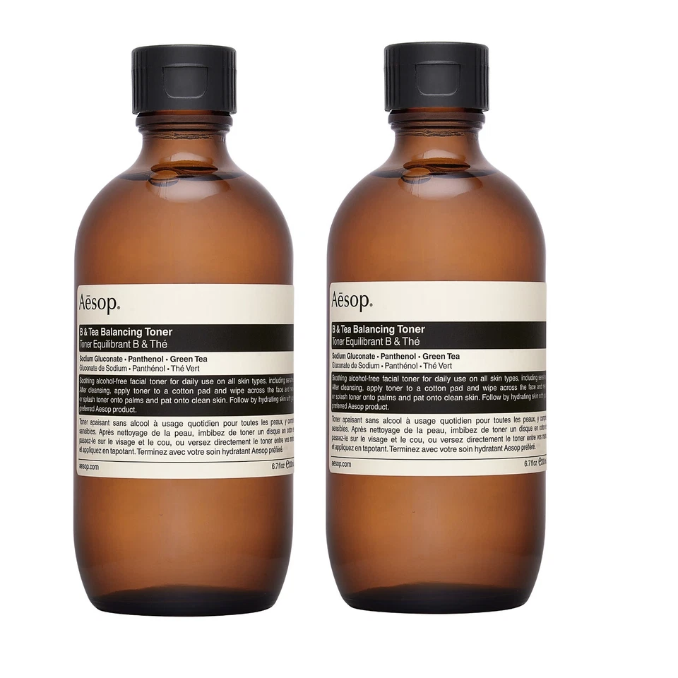 2X Aesop B & Tea Balancing Toner For All Skin Types 200ml Skincare Toning Lotion - Image 1 of 1