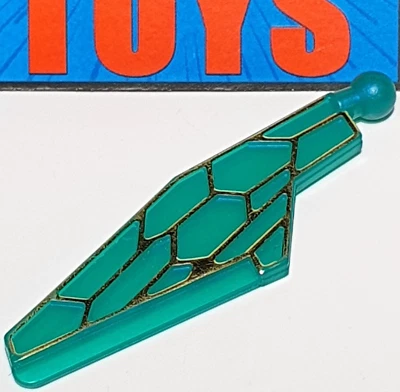 Transformers Beast Wars Waspinator LEFT SMALL WING Transmetal Deluxe green part - Image 1 of 4