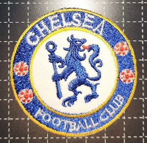 CHELSEA Logo Embroidered Iron-On Patch (Blue) - Picture 1 of 1
