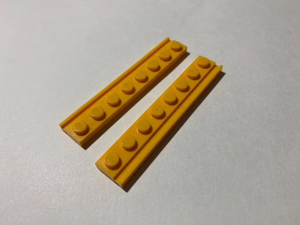 Lego Piezas 4510 (2 piezas) Placa con Riel de Puerta Acanalado, 1x8 Elige Color Foto 1 de 1