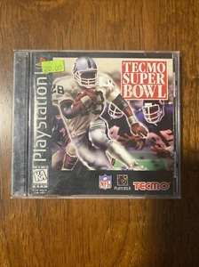 Tecmo Super Bowl (Sony PlayStation 1, 1996)-Tested W/Registration Card & Manuel - Picture 1 of 3