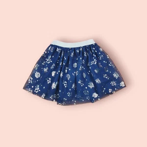 Disney Princess Girls 5, 8 Layered Tutu Skirt by Jumping Beans Navy Shine NEW - Picture 1 of 1