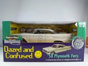 Ertl Dazed & Confused 1958 Plymouth Fury American Muscle Bodyshop 1/18 Diecast - Picture 1 of 8