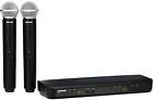 Shure BLX288/SM58 Dual Channel Wireless Handheld Microphone System - H9 Band