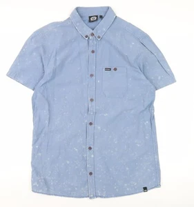 Animal Men's Blue Short Sleeve Casual Shirt - Size L - Picture 1 of 12