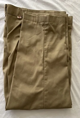 Pantalones de trabajo True Vintage Dickies para hombre 42x30 forrados de lana tostados años 70’s 80’s EE. UU. USADOS EN EXCELENTE ESTADO Foto 1 de 3
