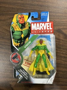 2009 MARVEL UNIVERSE SERIES 2 VISION 3 3/4" FIGUR #006 RARE SOLID VARIANT H7 #2 - Bild 1 von 2