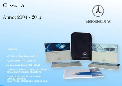 Custodia e Manuali Uso e manutenzione Mercedes CLASSE  A  2004-2012 - Immagine 1 di 4