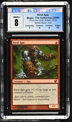 KIRD APE From the Vault: Exiled Foil Mythic CGC 8 Q++ MTG [Nostalgium] - Image 1 of 2