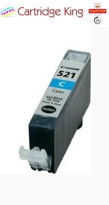 Canon CLI-521 Printer Ink Cartridge Cyan - No External Packaging - 2934B001 - Image 1 of 4