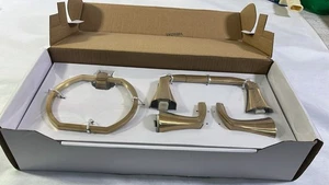 Moen My8793BG 3-teiliges Set aus Handtuchhalter, Ring & Papierhalter in gebürstetem Gold - Bild 1 von 2