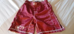 CF Athletic MMA Cage Fighter Size youth Medium Burgundy White - Picture 1 of 4