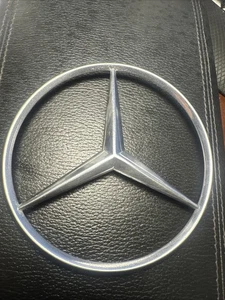 1987-1991 Mercedes-Benz S-Class W126 Rear Trunk Lid Emblem STAR 1267580158 OEM - Picture 1 of 14