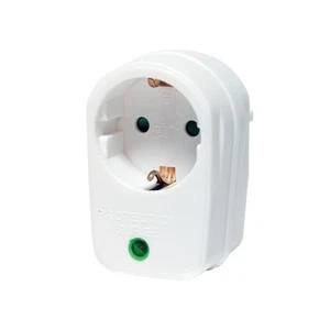 LogiLink PA0078 Steckdosenadapter Überspannungsschutz, weiß - Bild 1 von 6