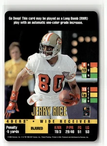 1995 Donruss Red Zone #NNO Jerry Rice - Picture 1 of 2