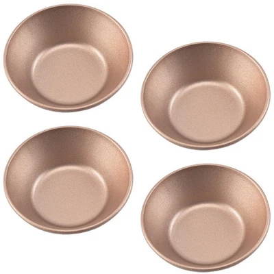 4pcs Kohlenstoffstahleistorteformen runde Form Mini -Kuchen Backformen - Bild 1 von 4
