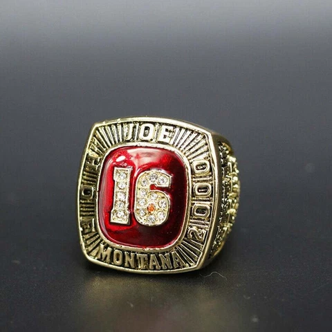 Joe Montana #16 San Francisco 49ers SF Ring Hall Of Fame Football Champions Ring Cover