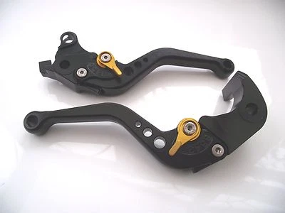 Ducati MONSTER 1200 S (2014-2018) CNC palancas cortas ajustadores negro/dorado, F99/H11 Foto 1 de 4
