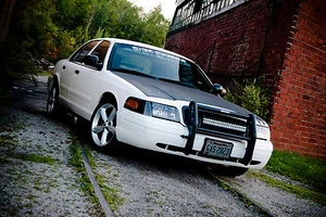 Ford "Interceptor" Trim Emblem Decal Sticker P71 Crown Victoria Vic Police CVPI - Picture 1 of 12