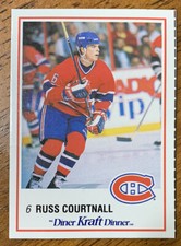 1989-90 NHL Kraft Canada Hockey Cards - #22 Russ Courtnall - Montreal Canadiens