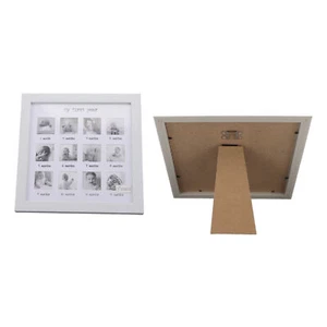 Baby First Year Photo Frame 12 Months Newborn Monthly Picture Frame - Picture 1 of 12