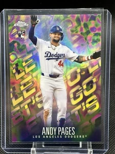 Andy Pages 2024 Topps Chrome Update #LGC-59 Let's Go SSP Case Hit Rookie (RC) - Imagen 1 de 10