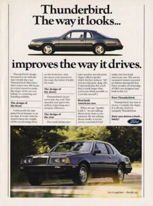 Ford Thunderbird 1984 vehículo de coche anuncio de revista de 1 página - Imagen 1 de 1