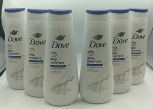 Dove Deep Moisture Body Wash, 23 FL OZ, Lot of 6, Ships Free - Picture 1 of 3