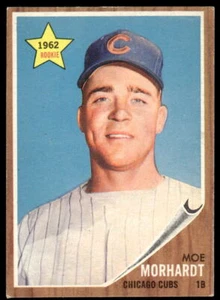 1962 Topps #309 Moe Morhardt BASEBALL Chicago Cubs - Picture 1 of 2