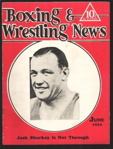 Sports Pub: Boxing & Wrestling News 6/1933-Jack Sharkey cover & story-Jumping... - Picture 1 of 1