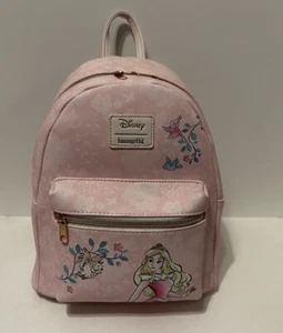 Disney Loungefly Sleeping Beauty Aurora & Birds Sketches Mini Backpack - Picture 1 of 3