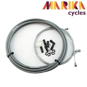 MARIKA MTB Bike Bicycle Front & Rear Set Inner Outer Brake Cable Kit Set GREY - Picture 1 of 2