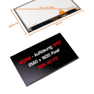 16" LED Display matt passend für LG LP160WQ1 (SP)(B2) 2560x1600 WQxGA  - Bild 1 von 1