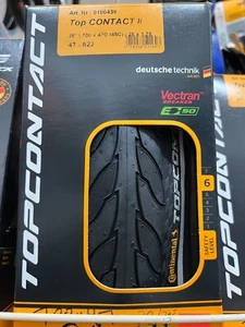 Pneumatico Continental Top Contact II - 700 x 47 (28") Nero/Reflex E-bike E50 - Foto 1 di 2