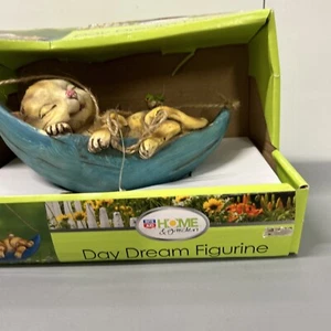 RITE AID Home And Garden DAY DREAM FIGURINE (2016) Cat In Hammock Sleeping - Picture 1 of 19