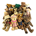 Lot of 15 Boyds Bears Small 6 to 8 Inch Vintage Jointed Stuffed Animals