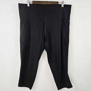 Athleta Salutation Stash Pocket Capri Breathable Yoga Pants Plus Sized XXL 