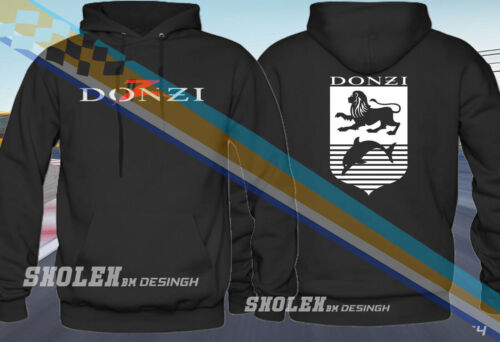 NEW DONZI MARINE LOGO MOTORCYCLE EMBLEM HOODIE SPORT MEN'S ALL SIZE