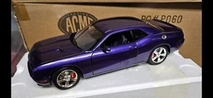 GMP ACME 1:18 2010 DODGE CHALLENGER PURPLE A1806005 - Picture 1 of 5