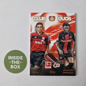 Lucio Tapsoba Leverkusen Topps 60 Years 2023 24 Club Duos Bayer Edmond - Picture 1 of 1