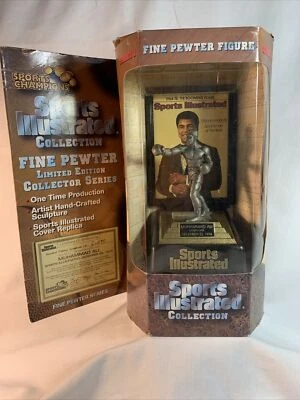 Colección Sports Illustrated 1997 peltre fino Muhammad Ali  Foto 1 de 4