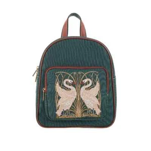 Signare Tapestry Swan Daypack Handy Backpack The Perfect Gift - Picture 1 of 7