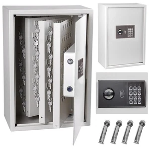 245 Hook Key Cabinet with Digital Lock Wall Mounted Safe Security Storage Box - Picture 1 of 10