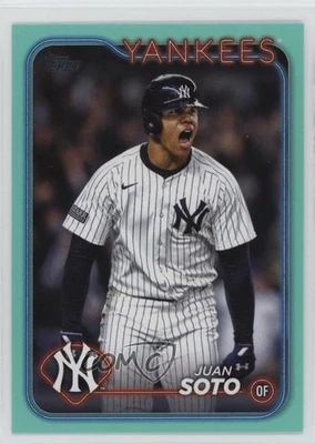 2024 Topps Update Aqua Juan Soto #US1 - Image 1 of 2