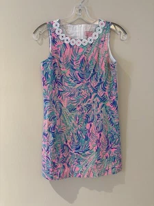 Lilly Pulitzer Girls' Summer Mini Mila Sunset Floral Shift Dress. NEVER WORN - Picture 1 of 8